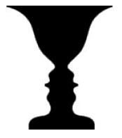 Kippbild: Vase - Gesicht